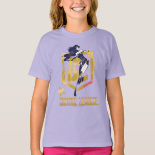 Justice League   Wonder Woman JL Logo Pop Art T-Shirt