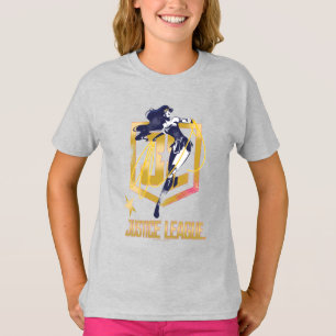 Justice League   Wonder Woman JL Logo Pop Art T-Shirt