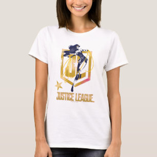 Justice League   Wonder Woman JL Logo Pop Art T-Shirt
