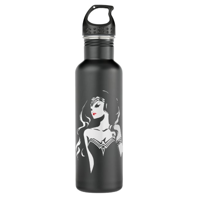 Justice League | Wonder Woman Noir Pop Art 710 Ml Water Bottle (Front)