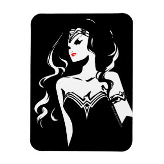 Justice League | Wonder Woman Noir Pop Art Magnet