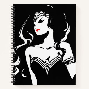 Justice League   Wonder Woman Noir Pop Art Notebook