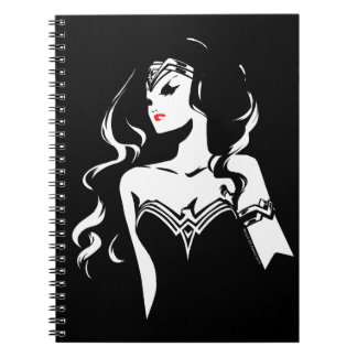 Justice League | Wonder Woman Noir Pop Art Spiral Notebook
