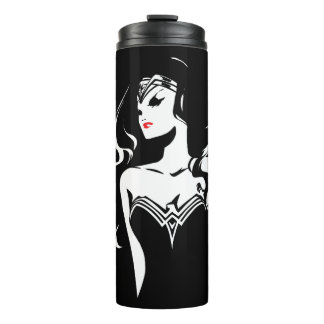 Justice League | Wonder Woman Noir Pop Art Thermal Tumbler