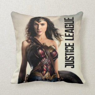 Justice League Wonder Woman On Battlefield Cushion