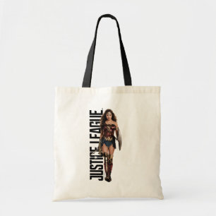 Justice League Wonder Woman On Battlefield Tote Bag