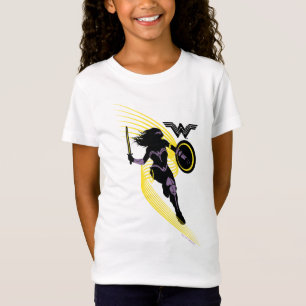 Justice League   Wonder Woman Silhouette Icon T-Shirt