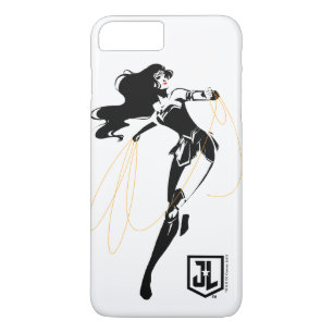 Justice League   Wonder Woman With Lasso Pop Art Case-Mate iPhone Case