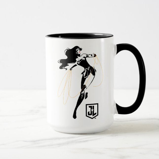 Justice League | Wonder Woman With Lasso Pop Art Mug (Right)