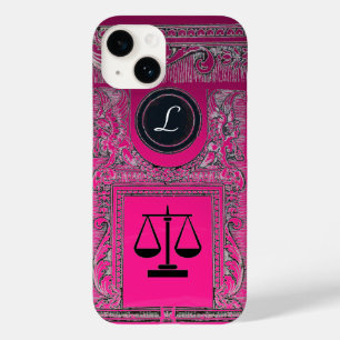 JUSTICE LEGAL OFFICE, ATTORNEY Monogram Pink Case-Mate iPhone 14 Case