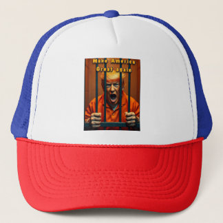 Justice MAGA Trump Support Kamala Walz Funny Humou Trucker Hat
