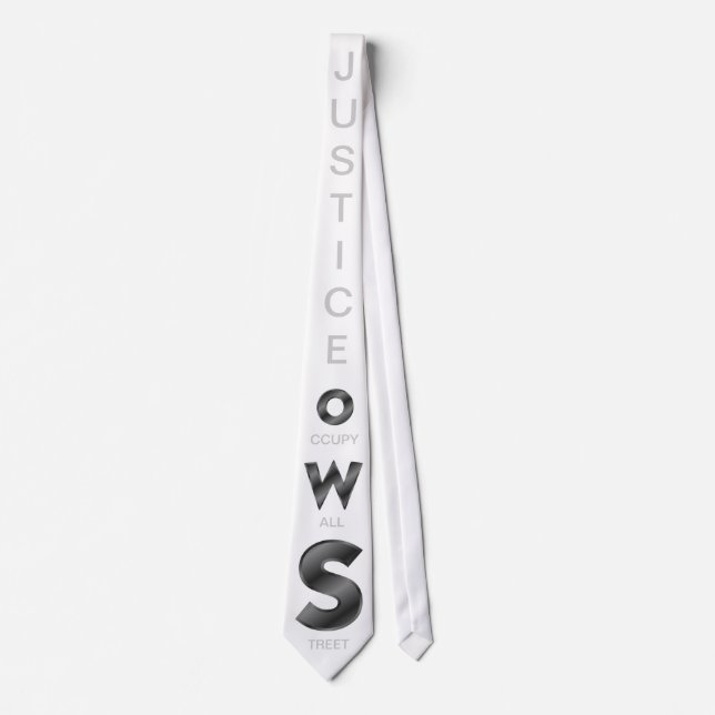 JUSTICE O CCUPY W ALL S TREET TIE (Front)