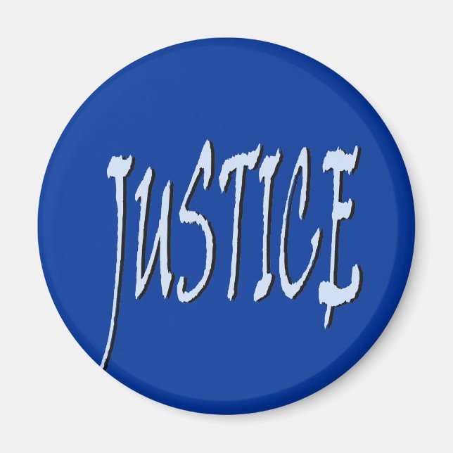 Justice on Ice Magnet (Front)
