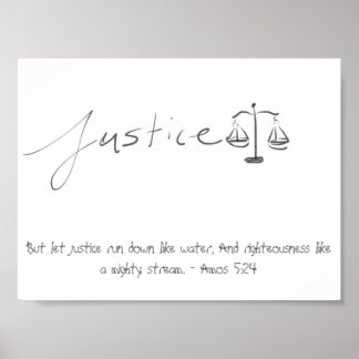 Justice (Poster) Poster