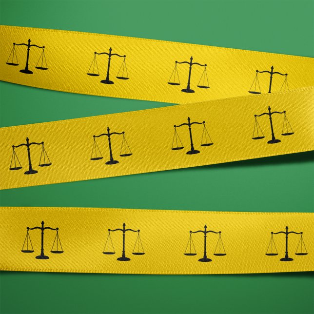 Justice Scales Gold Grosgrain Ribbon (Creator Uploaded)