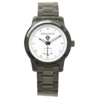 Justice Scales Monogram Law Proffesional Watch