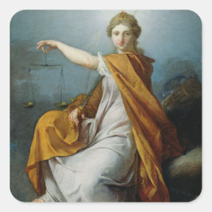 Justice Square Sticker