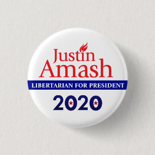 Justin Amash 2020 3 Cm Round Badge