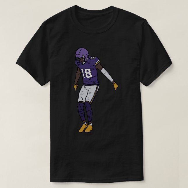 Justin Jefferson Celebration 1 T-Shirt (Design Front)