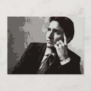 Justin Trudeau 2015 stylised Postcard