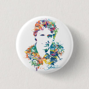 Justin Trudeau Digital Art 3 Cm Round Badge