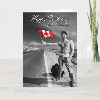 Justin Trudeau: Happy Birthday from Canada Card