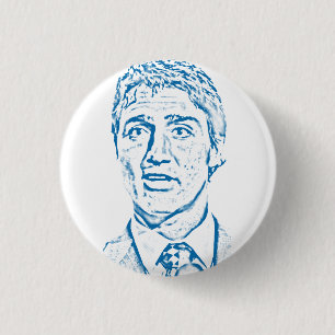 Justin Trudeau Logo 3 Cm Round Badge