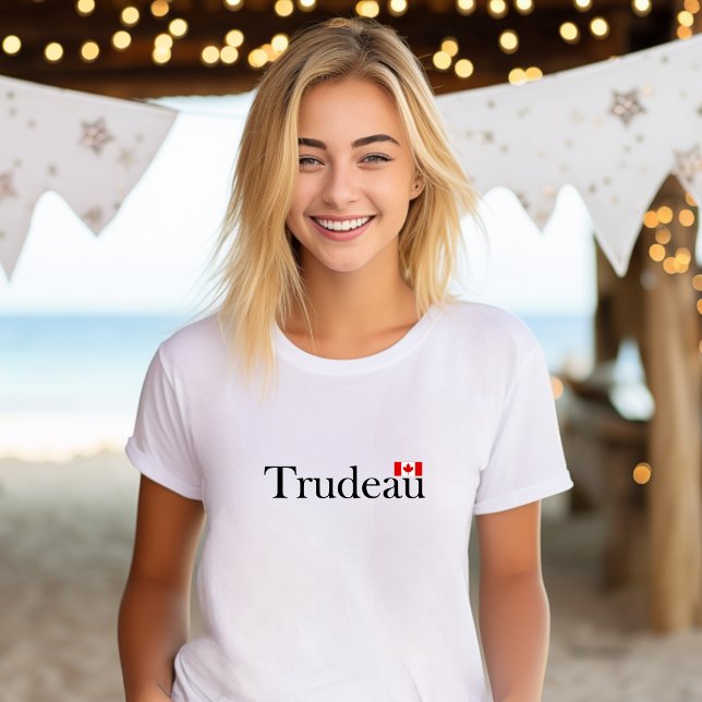 Justin Trudeau Official Canadian Flag Light-Color T-Shirt (Creator Uploaded)