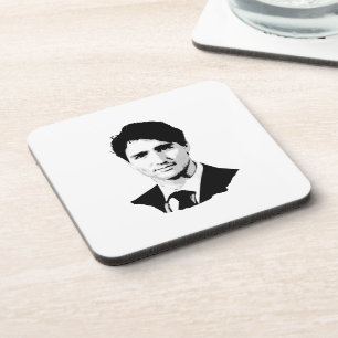 Justin Trudeau Portrait Coaster