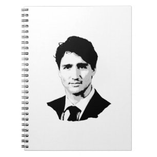 Justin Trudeau Portrait Notebook