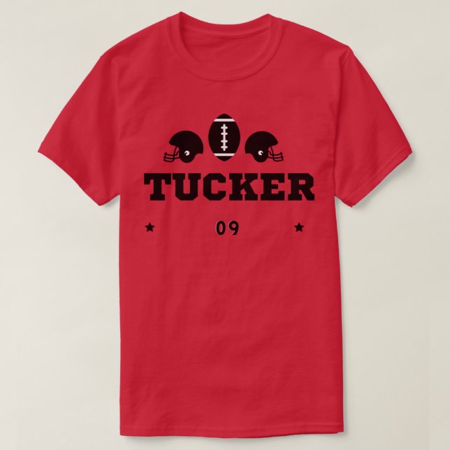 justin tucker number T-Shirt (Design Front)