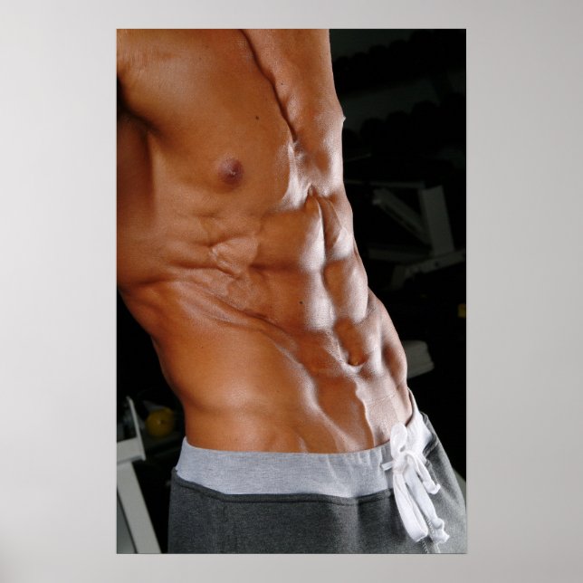 Justin Woltering Poster #17 - Abs (Front)