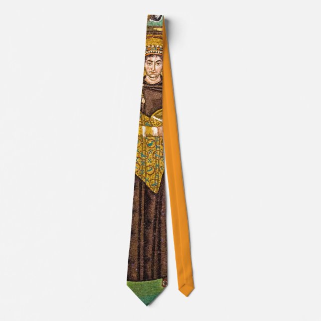 Justinian the Great Roman Emperor Classical Art Tie (Front)