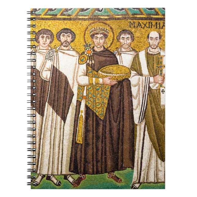 Justinian the Great Roman emperor Notebook (Front)