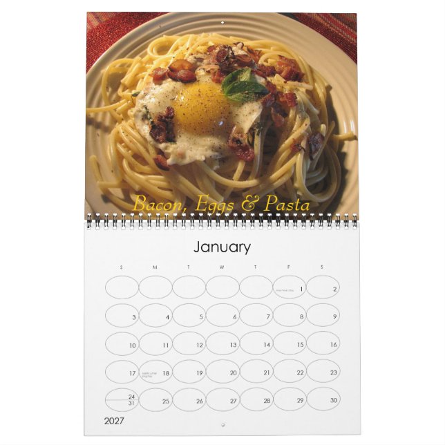 Justopia Cooks, 2009 Calendar (Jan 2027)