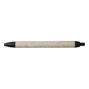 Jute Textile Black Ink Pen