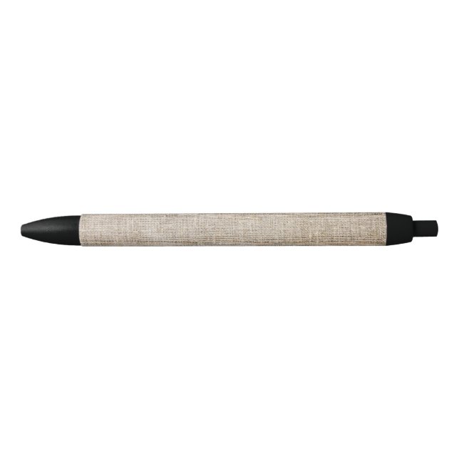 Jute Textile Black Ink Pen (Front)