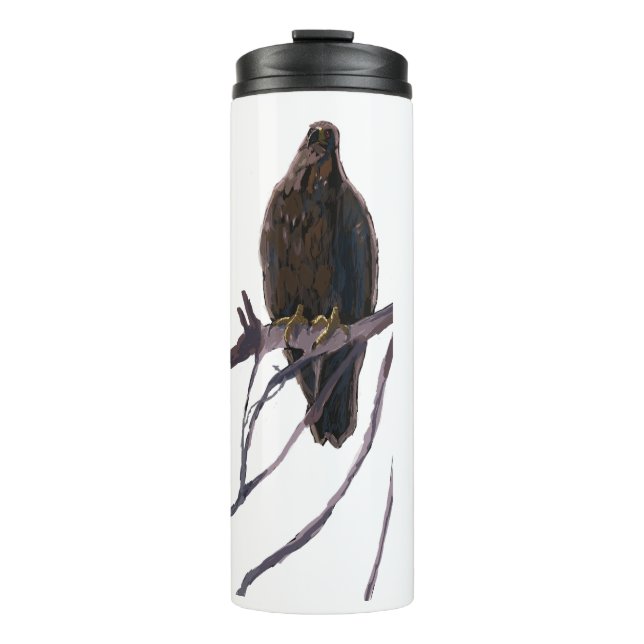 Juvenile Bald Eagle  Thermal Tumbler (Front)