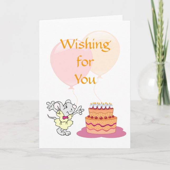 Juvenile Birthday Card (Front)