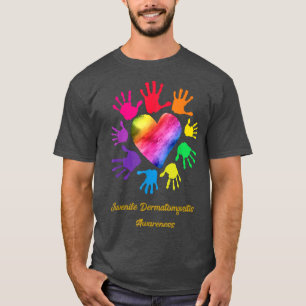 Juvenile Dermatomyositis Awareness Hands Gift  T-Shirt