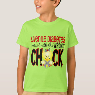 Juvenile Diabetes Messed With The Wrong Chick T-Shirt