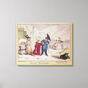Juvenile Monstrosities, 1825 Canvas Print