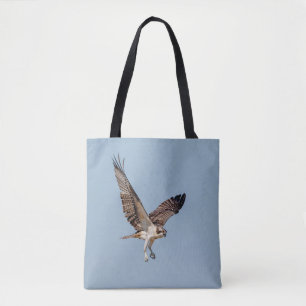 Juvenile Osprey in flight Tote Bag