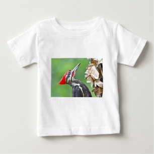 Juvenile Pileated Woodpecker Profile Gifts Apparel Baby T-Shirt