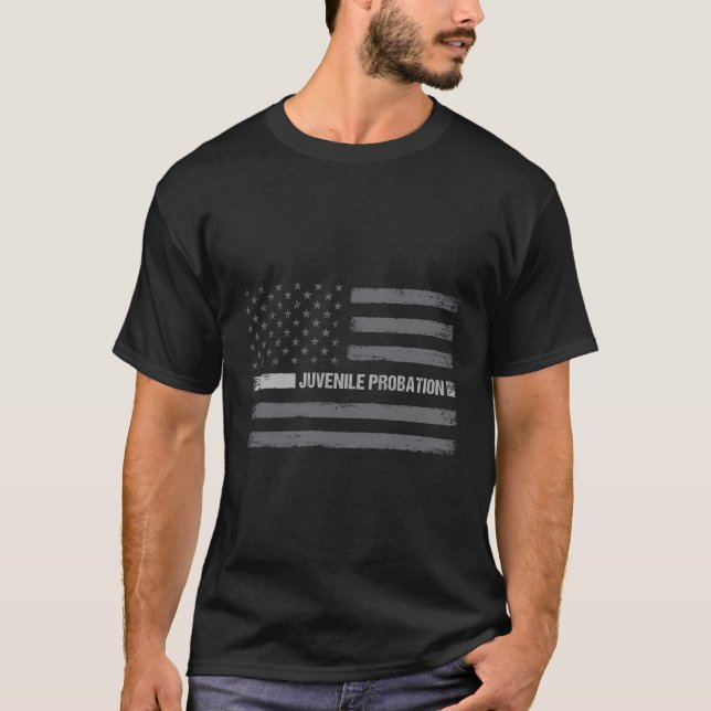 Juvenile Probation Vintage Distressed Usa American T-Shirt (Front)