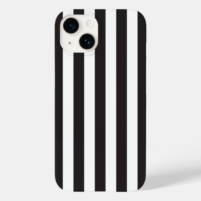 Juventus Torino stripes football club Italy black  Case-Mate iPhone Case (Back)
