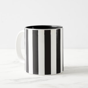 Juventus Torino stripes football club Italy black  Two-Tone Coffee Mug