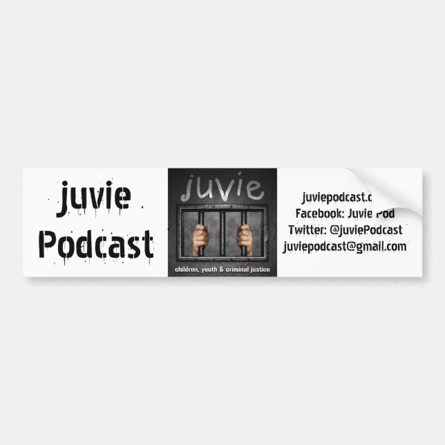 juvie Logo Bumper Sticker (Front)