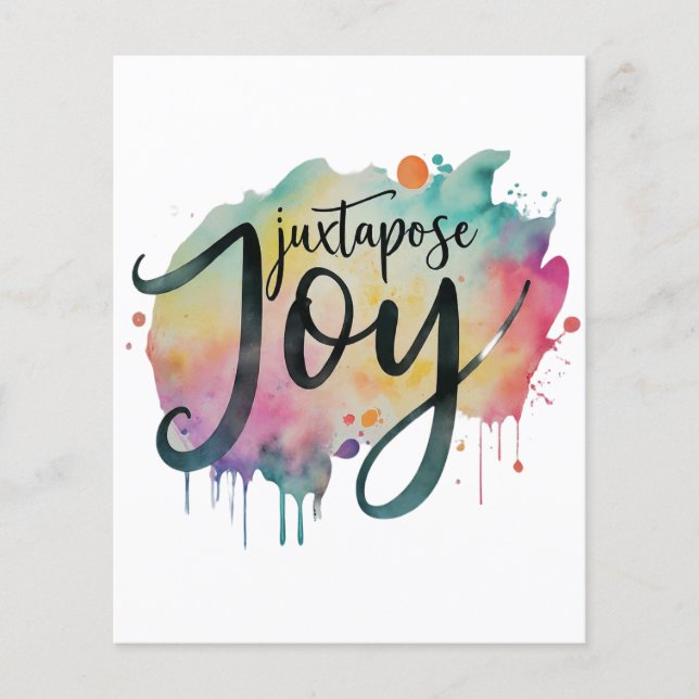 Juxtapose Joy Flyer (Front)