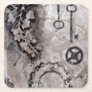 Juxtaposition II Square Paper Coaster